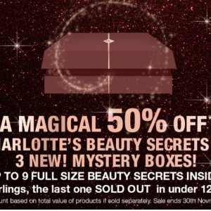 即将售罄：Charlotte Tilbury 3款黑五神秘礼盒登场 多达9件正装