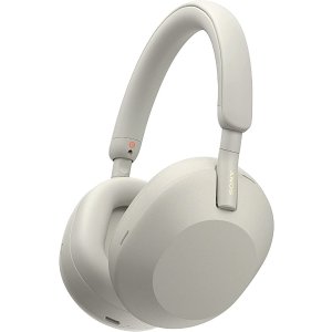 Sony骨白色WH-1000XM5 蓝牙降噪耳机