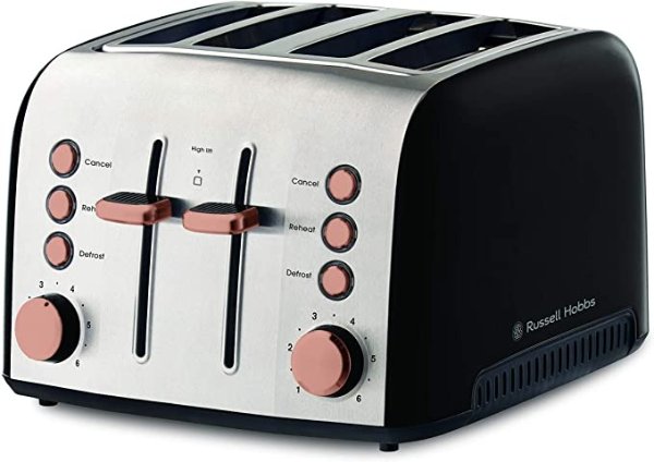 RHT94COP Brooklyn Toaster 4 Slice, Copper