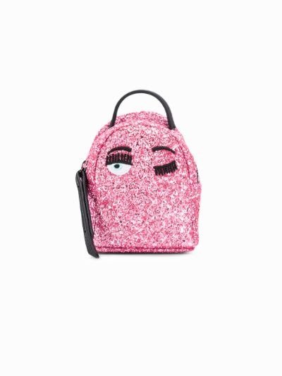 mini glitter backpack