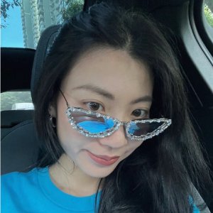 Swarovski可拆卸2合1水钻墨镜
