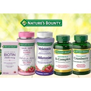 Nature's Bounty 自然之宝保健品促销