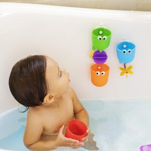 Munchkin Falls 婴幼儿沐浴玩具4件套 让宝宝爱上洗澡澡