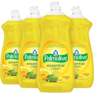 $1.84/瓶 终于补货！Palmolive 柠檬香洗碗液 828ml*4瓶装 强力祛油脂