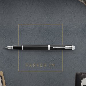 父亲节礼物：Parker 派克 IM 金属香槟金夹 钢笔