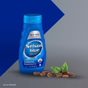 Selsun Blue 深层去屑控油洗发水 含硫化硒 维生素B 适合干性发质