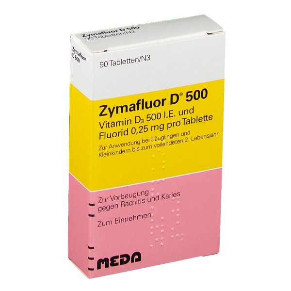 Zymafluor® D 500 90 片