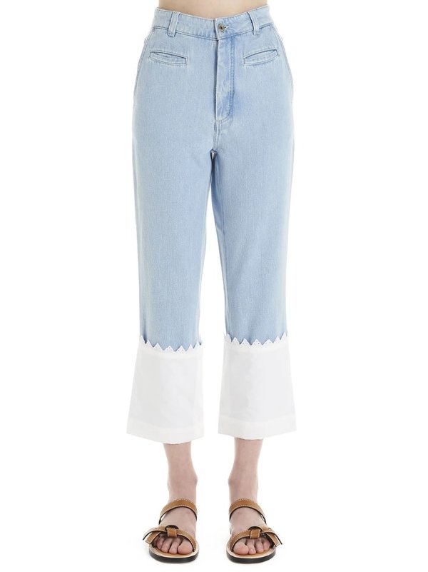 Flared Cropped Jeans