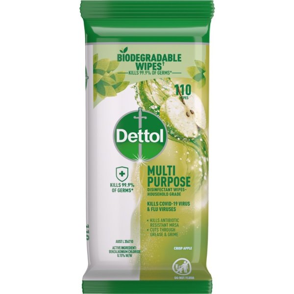 Dettol 消毒湿巾 110 Pack