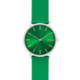 绿色皮质手表