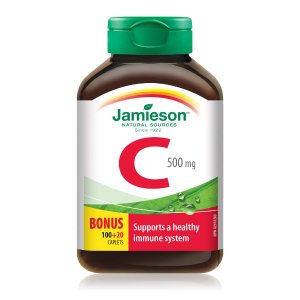 Jamieson 健美生维生素C咀嚼片 500 mg 120粒装