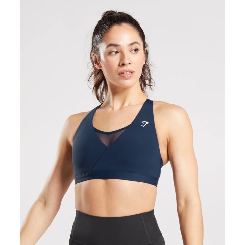 Rest Day Seamless Bralette - Charred Blue Rest Day 低强度支撑运动