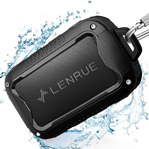 17.49(指导价$34.99)LENRUE 防水便携蓝牙音箱 IPX5等级防水