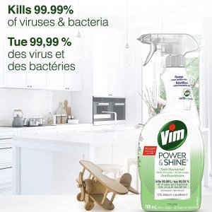 Vim Power&Shine 多用途清洁喷雾 可杀死99.99%的细菌
