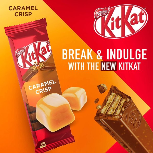 NESTLÉ Kitkat 巧克力威化棒 120g 焦糖味