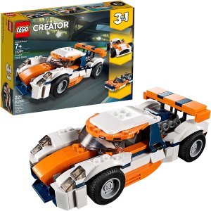 补货：Lego Creator 3合1 日落场地赛车 221件