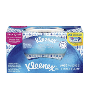 Kleenex 无化学添加多用湿巾 卸妆巾 温柔呵护你的肌肤