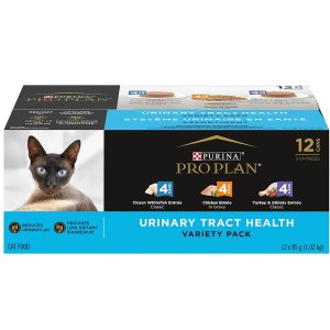 Purina Pro Plan 3种口味综合装猫罐头85g*12个 促进泌尿健康