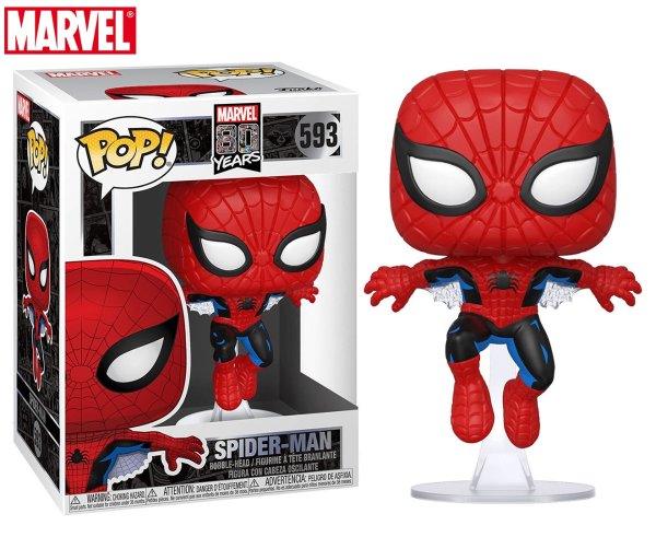 Funko POP! Marvel 80th Anniversary #593 Spider-Man Vinyl Figure