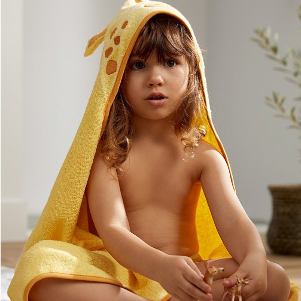 长颈鹿儿童浴巾 84 x 84 cm