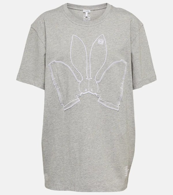 刺绣兔子T恤