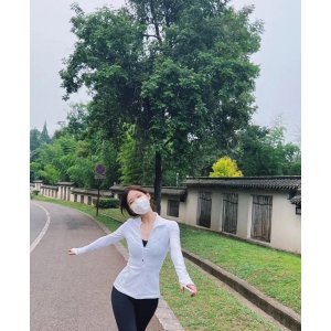 Lululemon白色很春天哦Define白色运动服