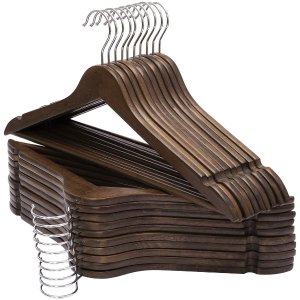 闪购：ELONG 优质实木衣架 可悬挂冬季大衣 支撑力强
