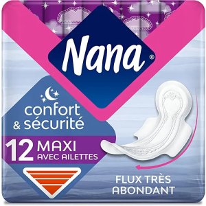 Nana4件额外95折！晚安夜用卫生巾 12片