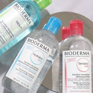 Bioderma 贝德玛 粉瓶卸妆水敏感肌专用  蓝瓶干皮用 绿瓶油皮用