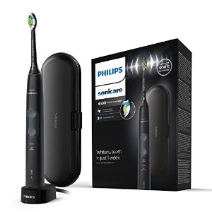 Philips带两种清洁程序Sonicare ProtectiveClean 4500 电动牙刷 HX6830/53 声波牙刷 ，