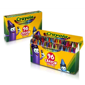 Crayola儿童蜡笔96支装（包括削笔刀）