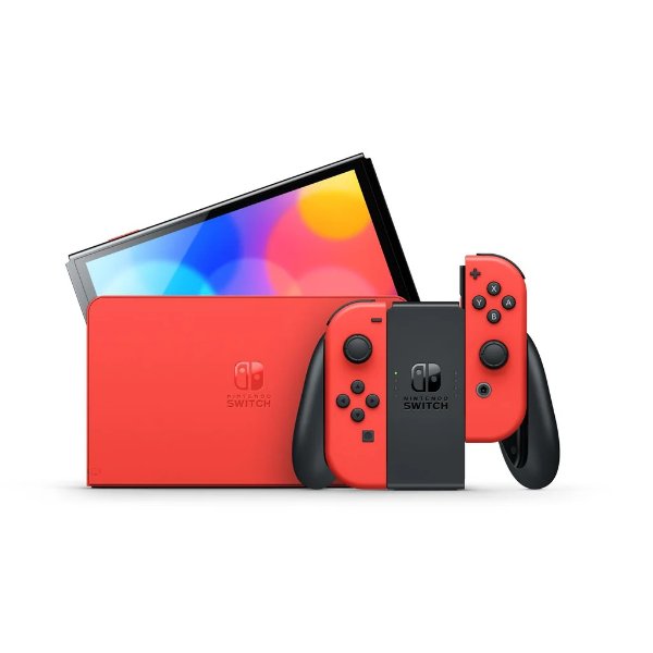 Switch OLED 马力欧限定色主机