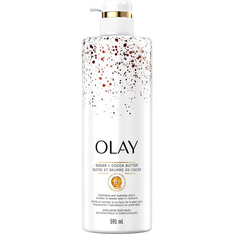 Olay买5件额外9.5折去角质保湿沐浴露B3，591mL591mL