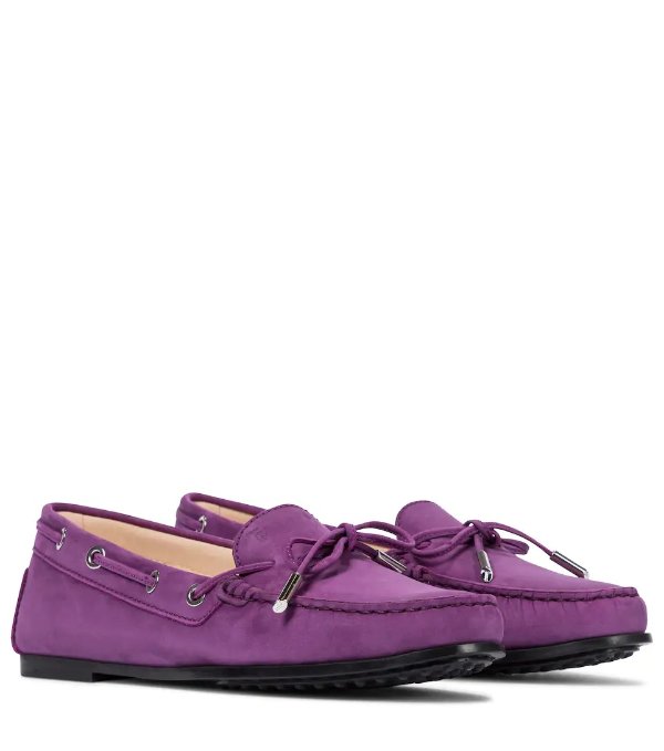 紫色豆豆鞋