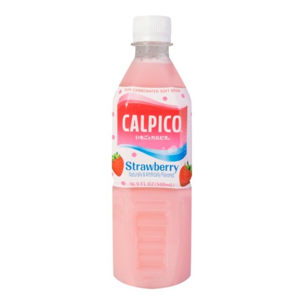 日本CALPICO 无碳酸天然乳酸菌饮料 草莓味 500ml