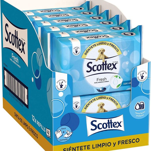 Scottex 湿厕纸 12包