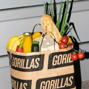 Gorillas 大猩猩代金券来啦 动动手机 新鲜蔬菜瓜果送到家
