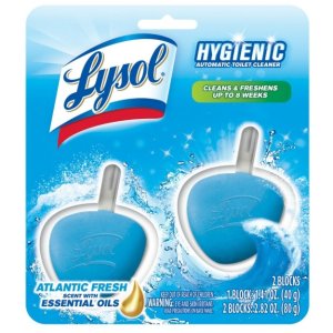 Lysol 自动洁厕剂2只装 自然清新香 轻松除去马桶污垢