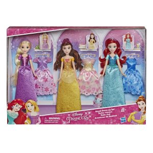 $19收3件套(org$39)迪士尼公主娃娃套装 配件超多 女生小游戏必备 实现公主梦