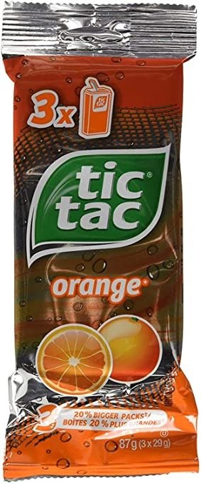 tic tac 嘀嗒糖 桔子口味 24包