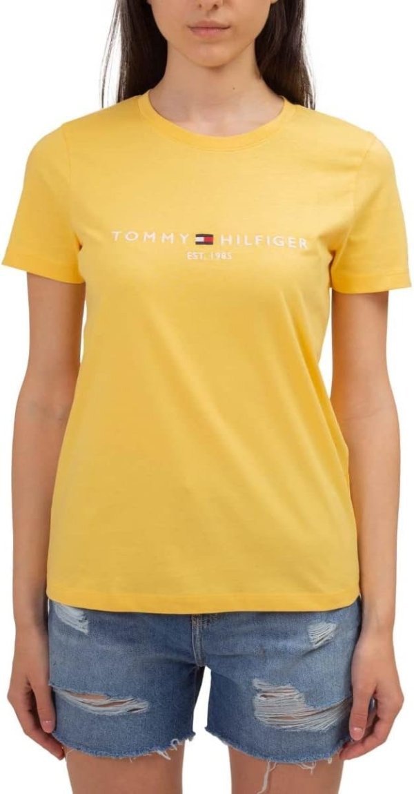 黄色Logo T恤