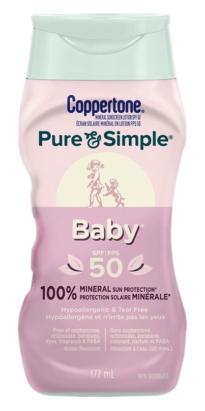 矿物防晒乳液 Pure & Simple 婴儿 SPF 50