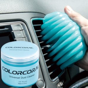 ColorCoral 通用清洁凝胶 跟汽车/空调等出风口灰尘说拜拜