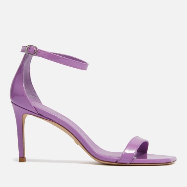 紫色 一字高跟鞋