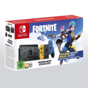 Nintendo Switch 堡垒之夜限定版上市 黄蓝配色含Fortnite游戏
