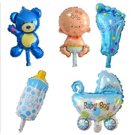 男宝宝气球套装 5个装