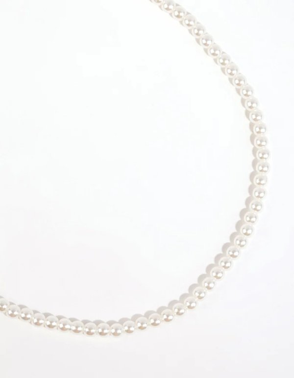 Silver Small Pearl 珍珠项链