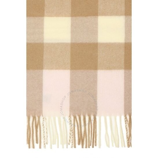羊毛粉色围巾