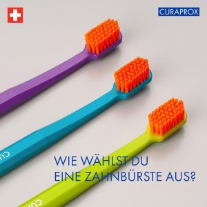 专业牙医推荐 瑞士Curaprox 超细软牙刷3支 刷毛高达5460根