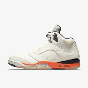 Nike Air Jordan 5 Orange Blaze 白橙 扣碎篮板 视觉效果无敌